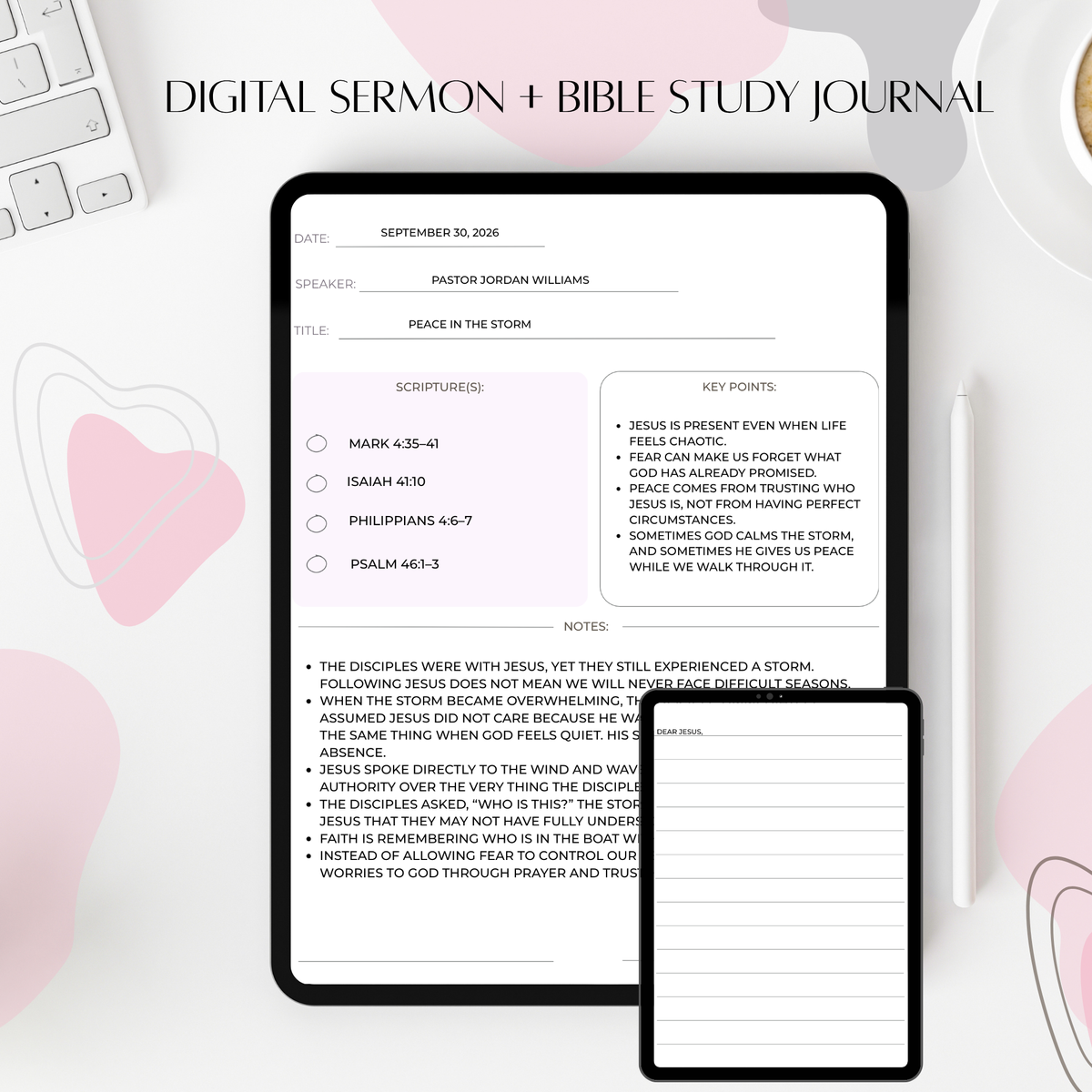 Digital Bible Study Journal