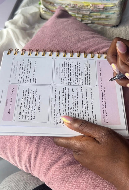 Bible Study + Sermon Notes Journal 💜 NEW